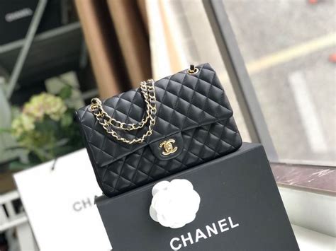 chanel flap black|25cm chanel flap bag.